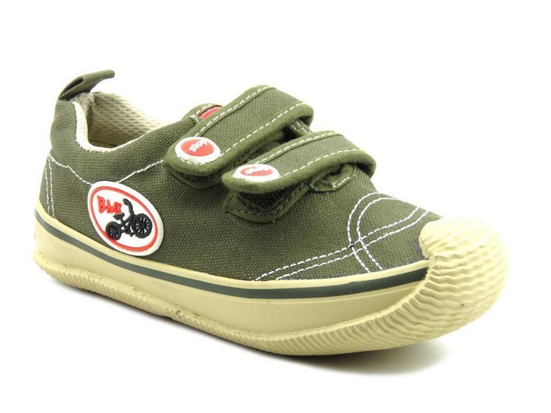 American Club AC1120 dětské pantofle na suchý zip s gumovou podrážkou