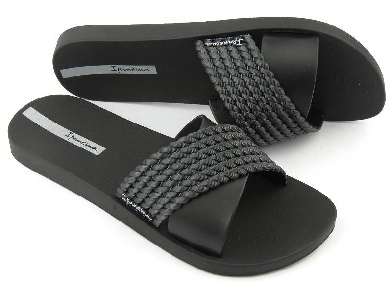 Dámské pantofle z elastické gumy - Ipanema 83244, černé
