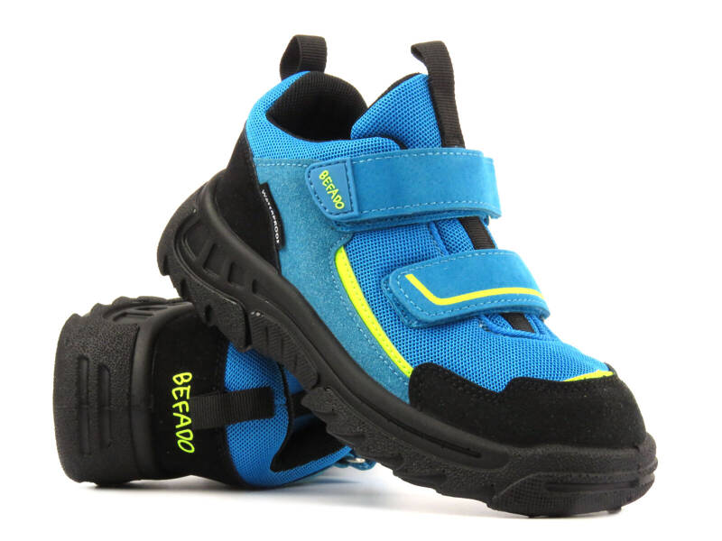 Dětská sportovní obuv na suchý zip - Befado 515Y011, modrá