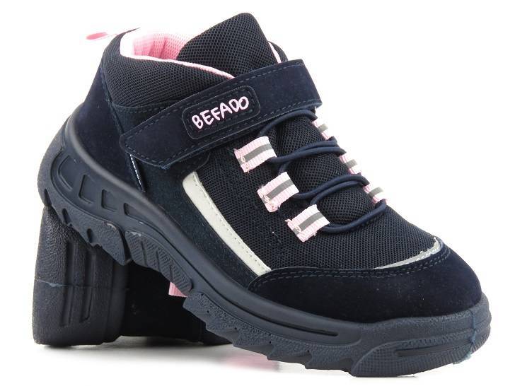 Dětské nepromokavé trekové boty BEFADO 515Y001, tmavě modrá