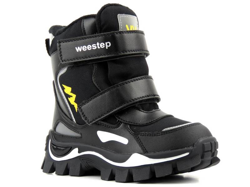 Dětské sněhule s vlnou - WEESTEP R076857885BK, černé