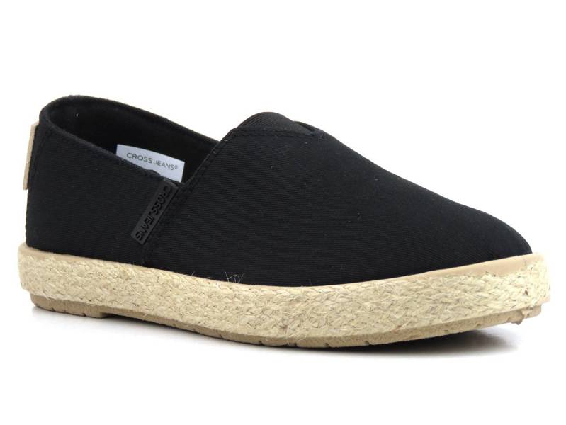 Espadrilky, dámská letní obuv - CROSS JEANS JJ2R4003C, černá