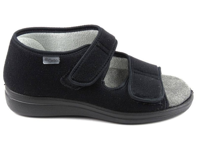 Pánské preventivní pantofle a sandály - Befado dr Orto 070M001, černé