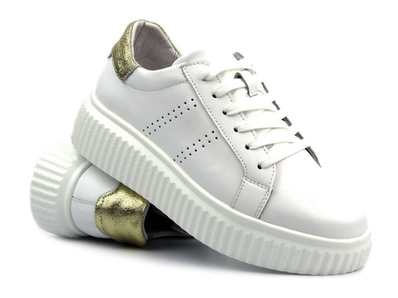 Sportovní obuv, dámské slip-on tenisky - VENEZIA RS31215, bílé