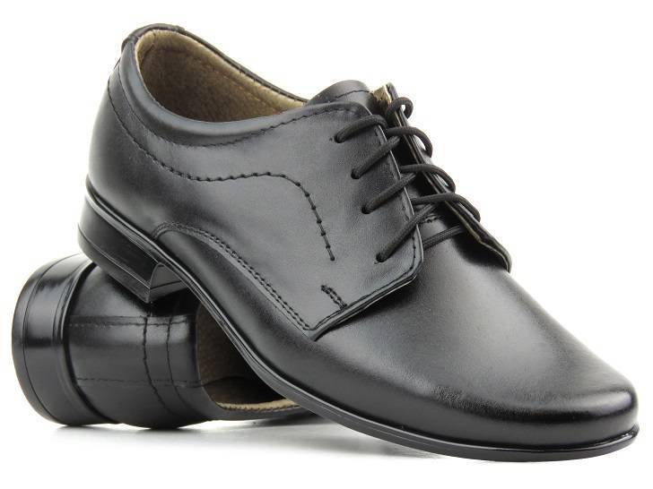 Elegantní dětské boty, komunitní boty - Lukas J1, černé