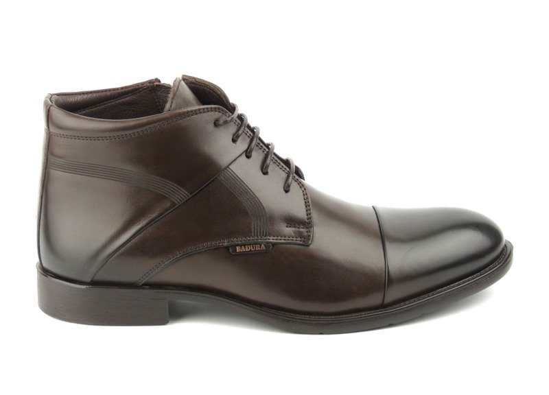 Elegantní pánské boty polské značky Badura 4773, hnědé
