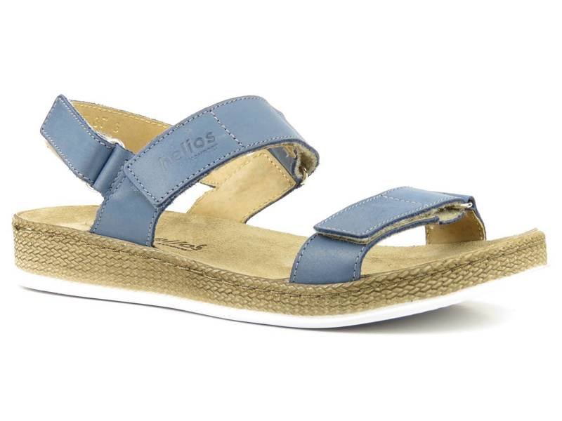 Lehké pohodlné dámské sandály HELIOS Komfort 245, tmavě modrá