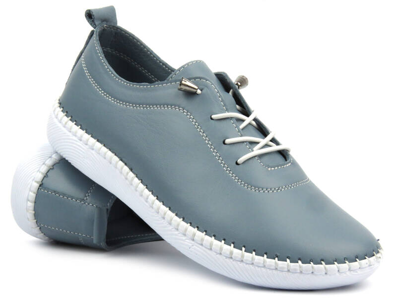 Pohodlné dámské boty ve sportovním stylu - Helios 1305, tmavě modrá