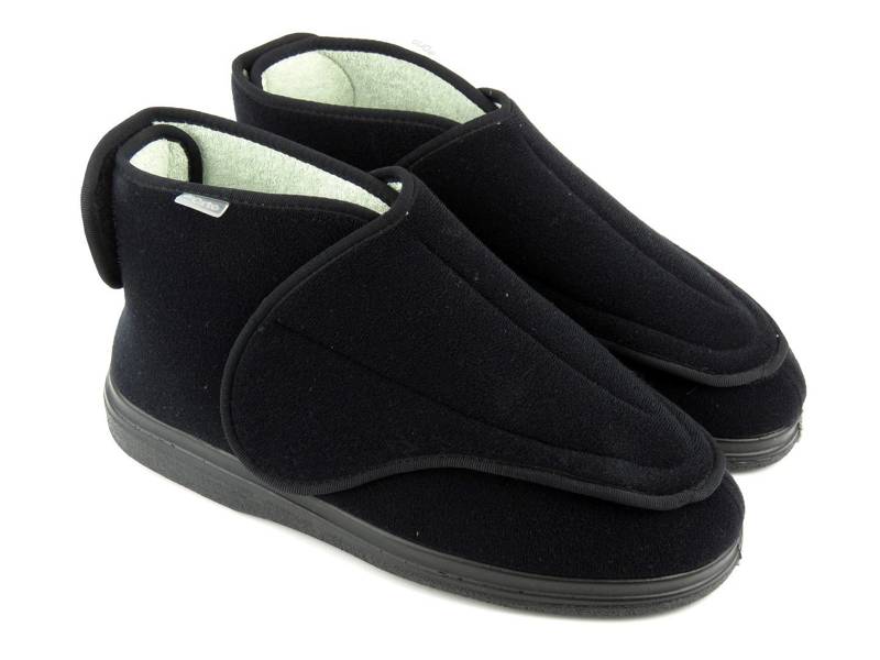 Preventivní pánské pantofle s úpravou celého svršku - Befado Dr Orto 163M002, černé