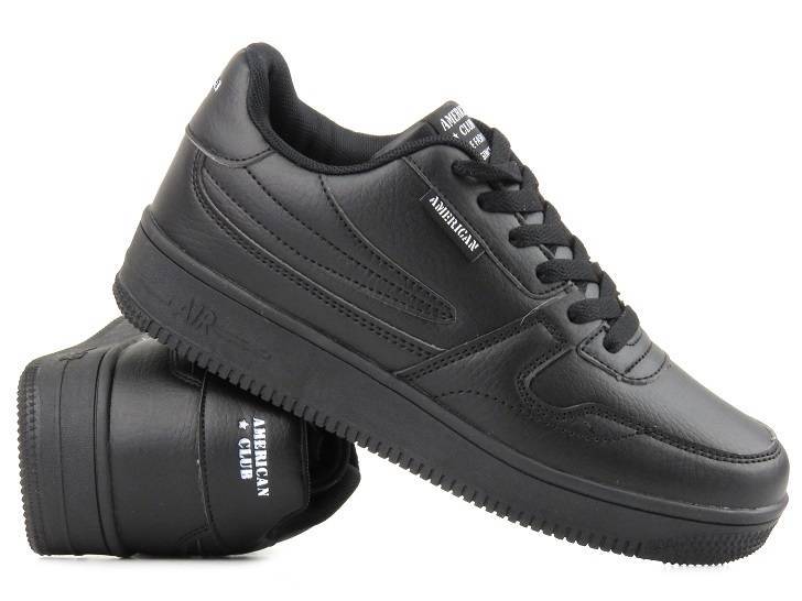 Sportovní obuv pro mládež AMERICAN CLUB FH 57/23, černá