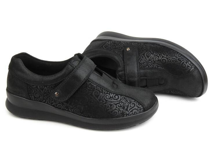 Pohodlné, kožené dámské boty - Berkemann Susanna 05351-940, černé