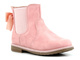Zateplené dětské kozačky - WOJTYŁKO 21007, růžové