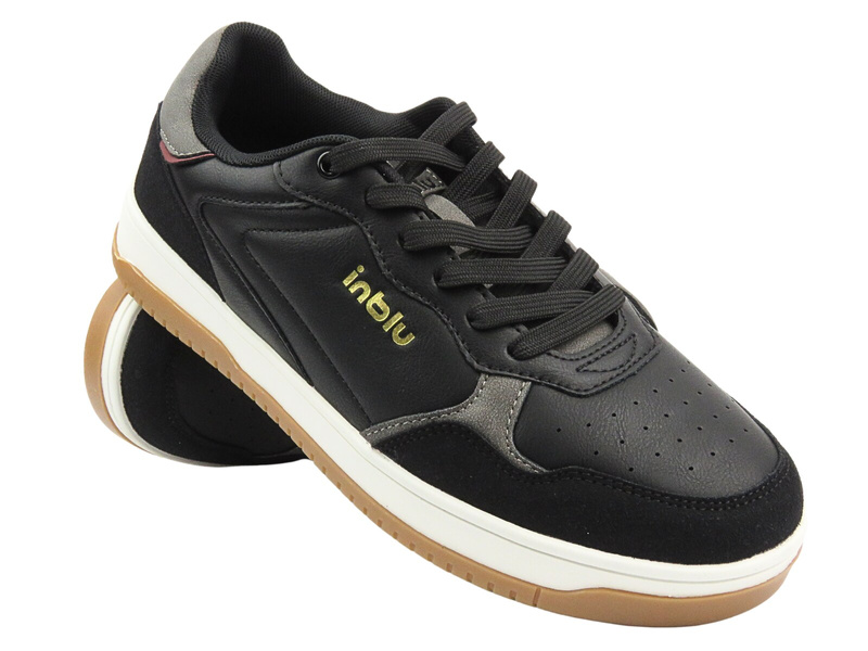Šněrovací pánské sportovní boty černé Inblu IU-14