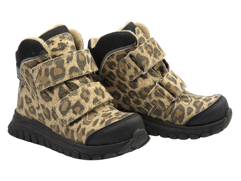 Dětské zimní boty Jamet 2218 béžovo‑leopardí