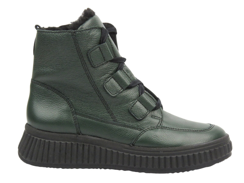 Dámské kozačky polské značky HELIOS Comfort 559 Brown se zipem