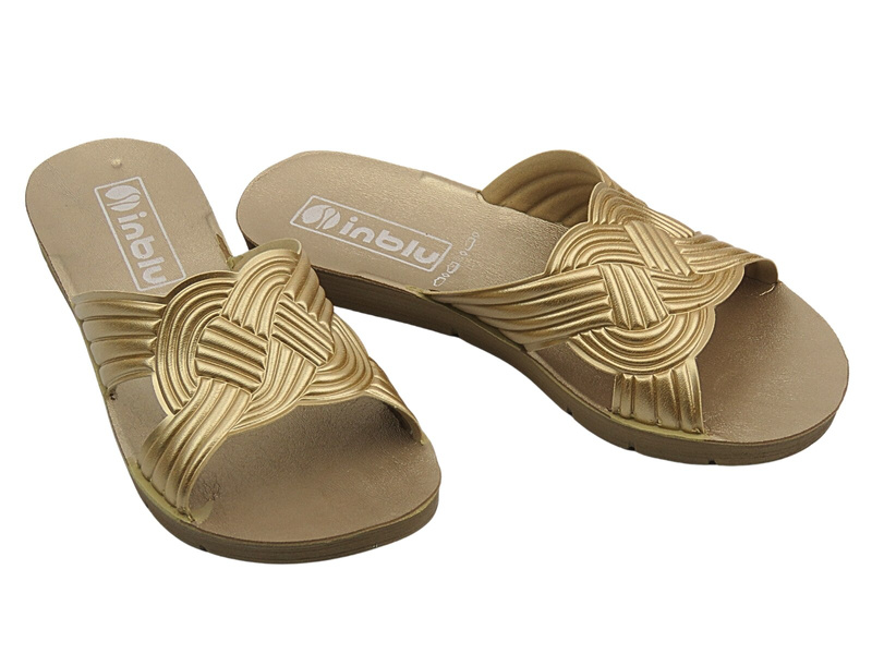 Dámské pantofle platinové INBLU ME-43 – Moderní design