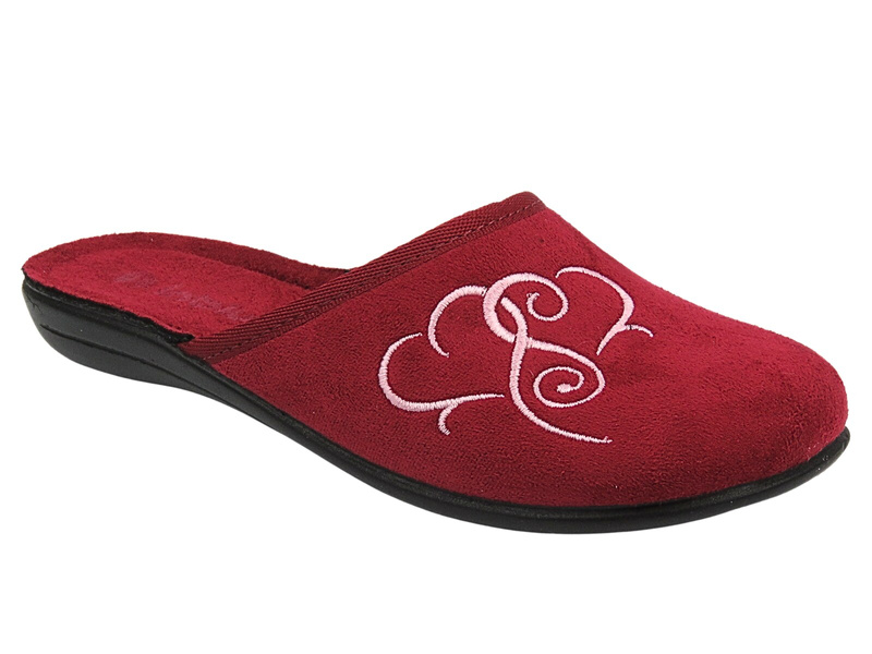 Dámské domácí pantofle Inblu NC-5B Maroon Slip-on