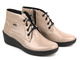 Dámské kožené kotníkové boty - HELIOS Komfort 554, béžová