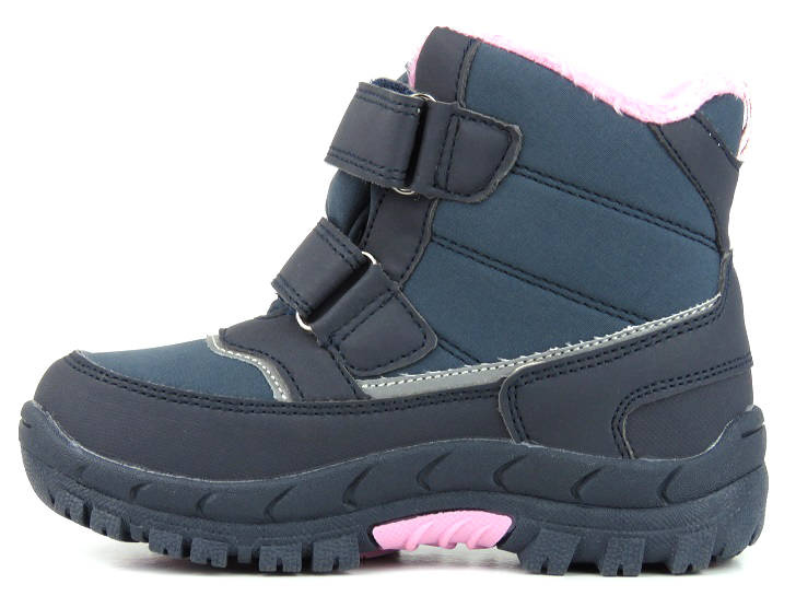 Sněhule pro dívky - AMERICAN CLUB Softshell HL 67/22, tmavě modrá