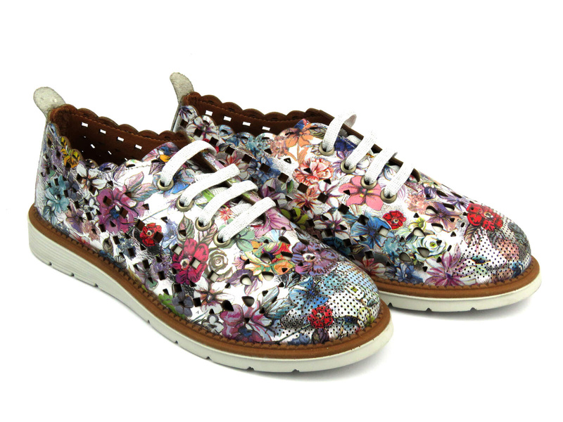 Dámské prolamované boty se silnou podrážkou - VENEZIA 77839112, vícebarevné