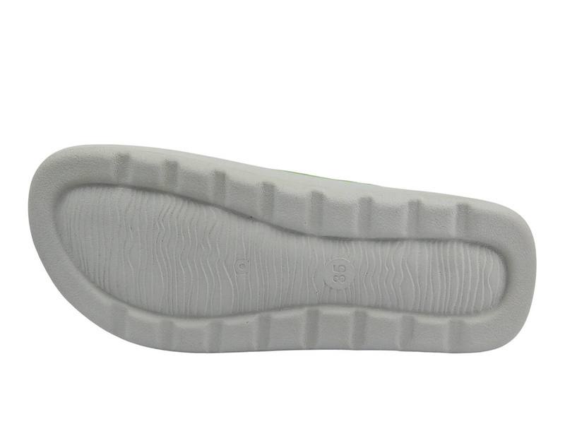 Dámské žabky s přezkami - INBLU AG-04, zelené