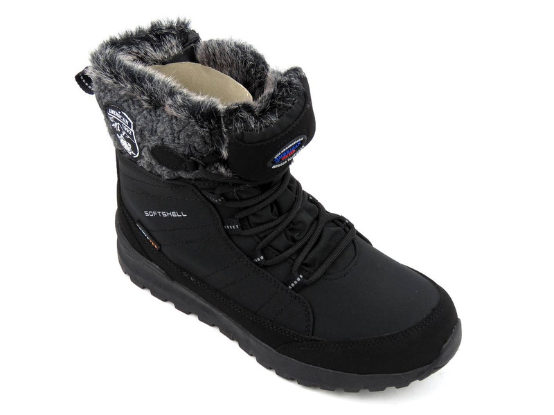 Dámské kotníkové boty do sněhu - AMERICAN CLUB SN25, Softshell a Tripletex