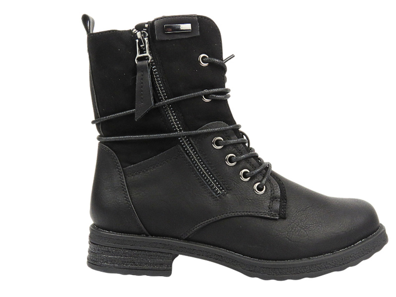 Dámské boty z ekokůže - Evento 20BT35-3068, černá