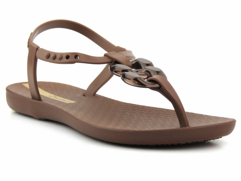 Dámské sandály z elastické gumy - Ipanema 83330, hnědé