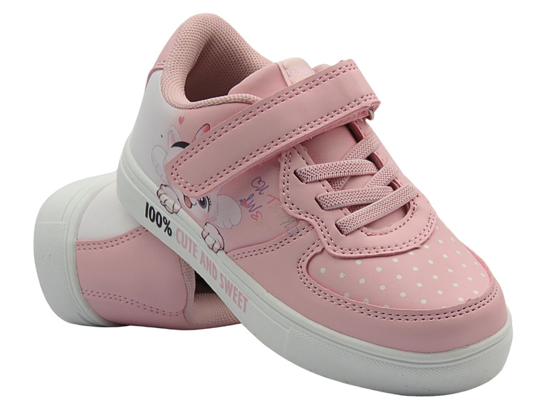 * Dětské sportovní boty růžové American Club ES 156/24