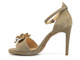 Dámské sandály na vysokém podpatku - Uncome 36306, béžové