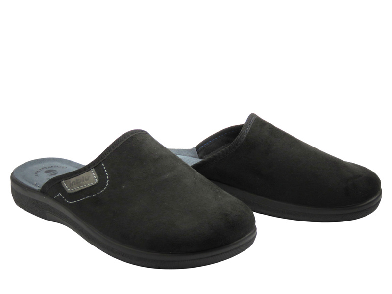 Pánské pantofle s měkkou stélkou, Inblu DG-82U černé