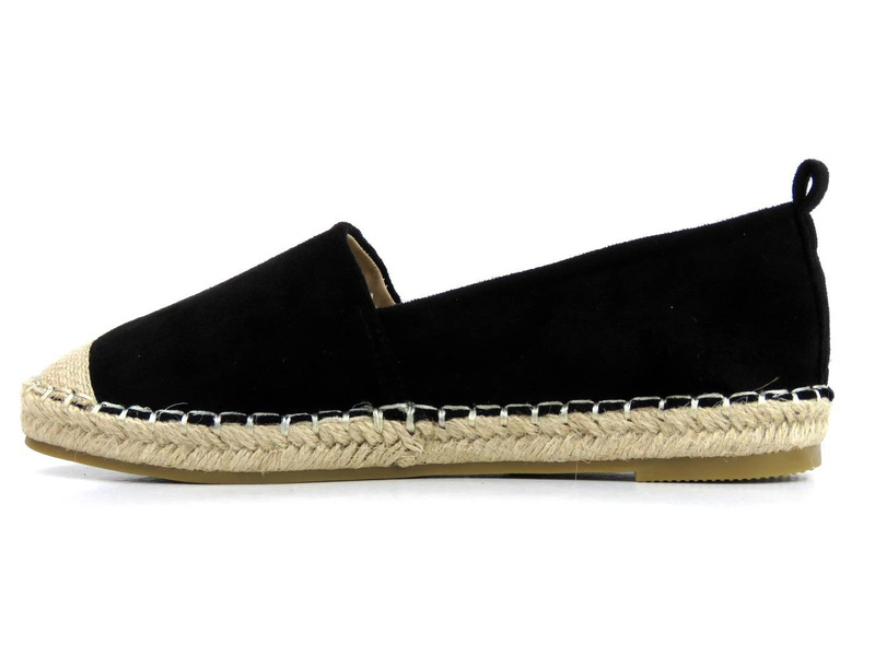 Espadrilky, dámská letní obuv - Evento 22TX35-4592, černá