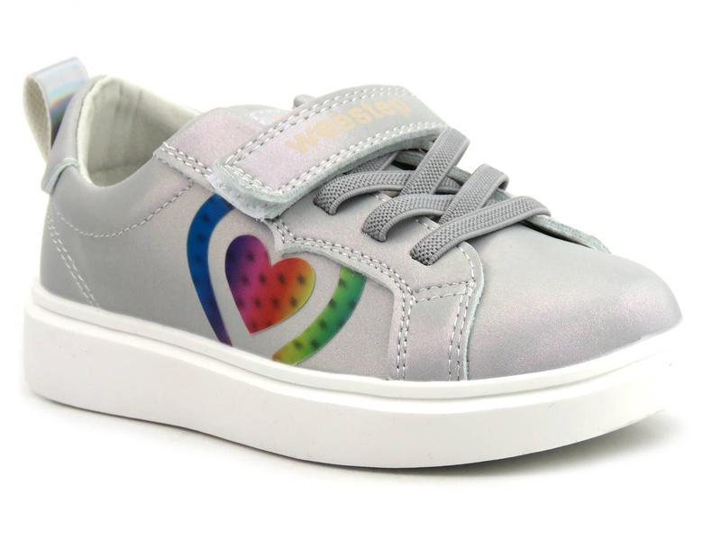 Kvalitní dětská sportovní obuv - WEESTEP R522163572, stříbrná