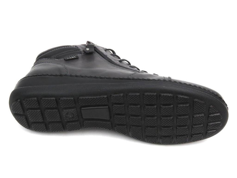 Pohodlné dámské kotníkové boty na zip - AXEL Orthopedic 4356, šedá