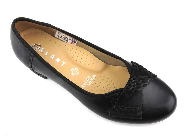 Kožené lodičky na vysokém podpatku - GALANT W23-39, černé
