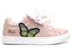 Dětské sportovní boty s mašlí a motýlem - American Club ES 64/22, růžové