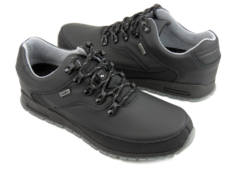 Pánská treková obuv, sportovní obuv s membránou SympaTex - NIK 03-0948, černá