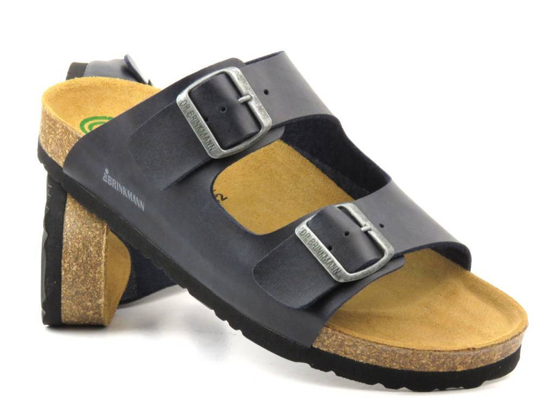 Pohodlné klasické pánské žabky - Brinkmann 600275-5, tmavě modrá