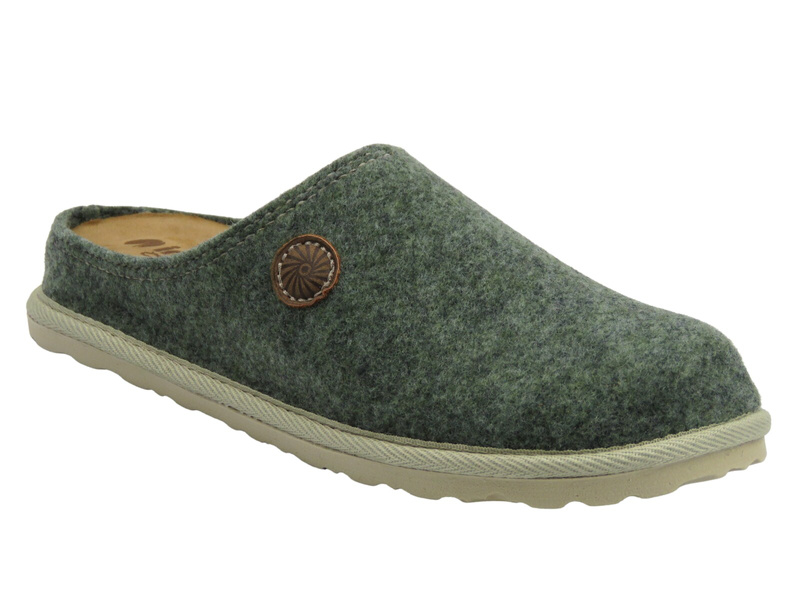 Teplé dámské pantofle - INBLU CS-47, zelené