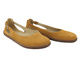 Dámské kožené barefoot minimalistické sandály se zvýšenou šířkou H - Nika Komfort 1472, světle hnědé