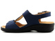 Pohodlné dámské sandály šíře H - Axel 2275, tmavě modrá