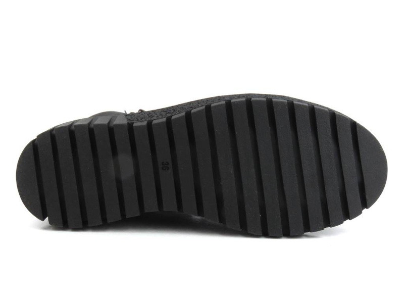 Pohodlné dámské kotníkové boty - HELIOS Komfort 522, černá 6