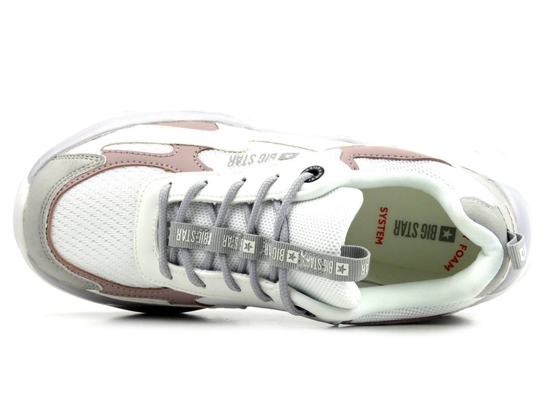 Sportovní obuv, dámské tenisky BIG STAR Memory Foam HH274255, bílá