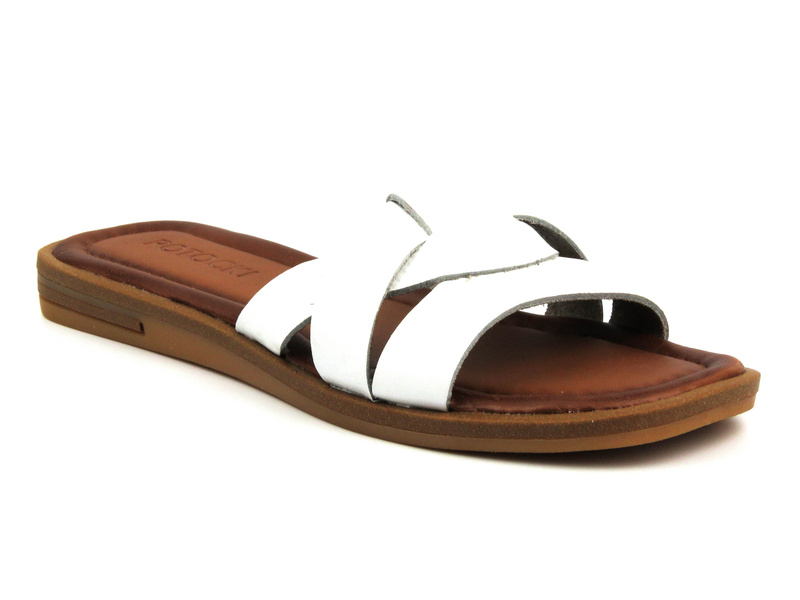 Dámské ploché žabky - Potocki 23-21007, černé