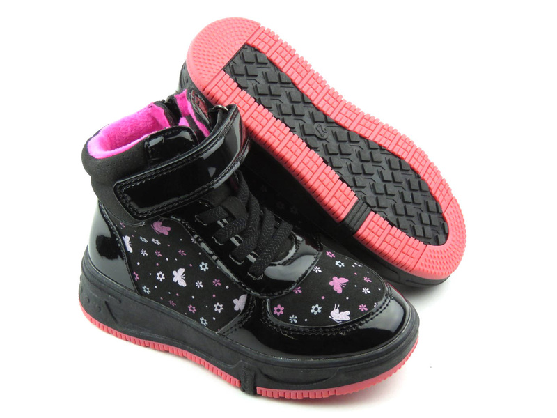 Dětské zimní kotníkové boty - AMERICAN CLUB XD 66/22, černé