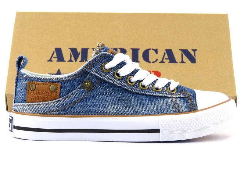 Dětské tenisky AMERICAN CLUB LH 29/21, tmavé džíny