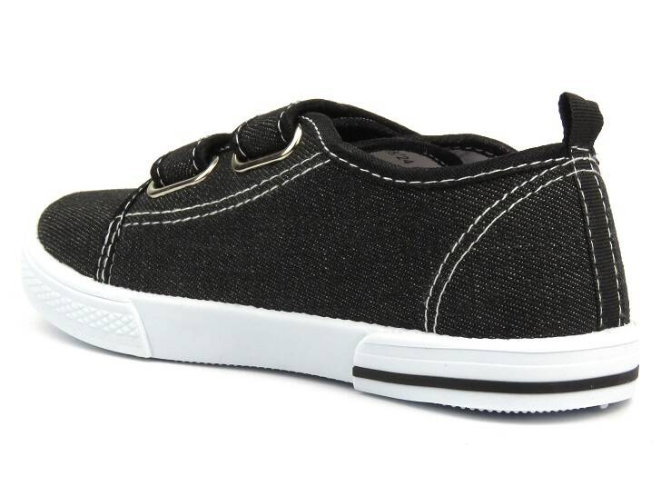 Tenisky, Tenisky na suchý zip - AMERICAN CLUB TEN 118/24, černé