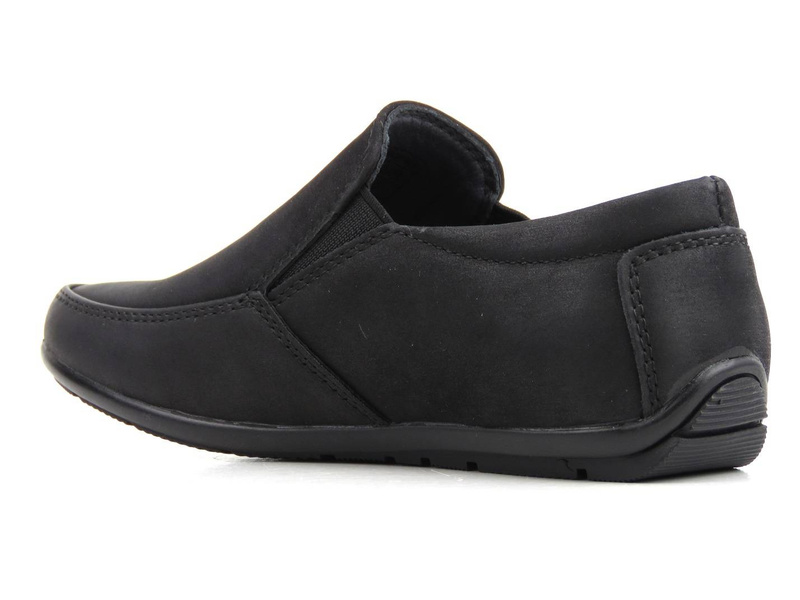 Společenská obuv pro chlapce, společná obuv - WOJTYŁKO 2099, černá