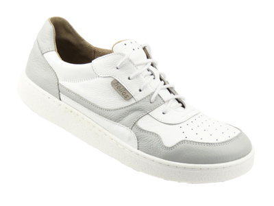 Pánské kožené minimalistické boty Barefoot Helios Comfort 836, šedé
