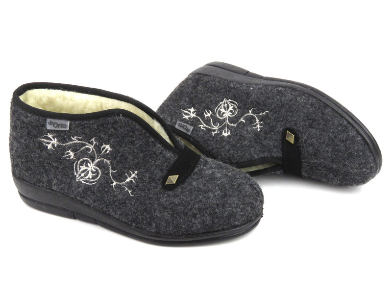 Pantofle, dámská ortopedická obuv - Befado dr Orto 031D028, černá